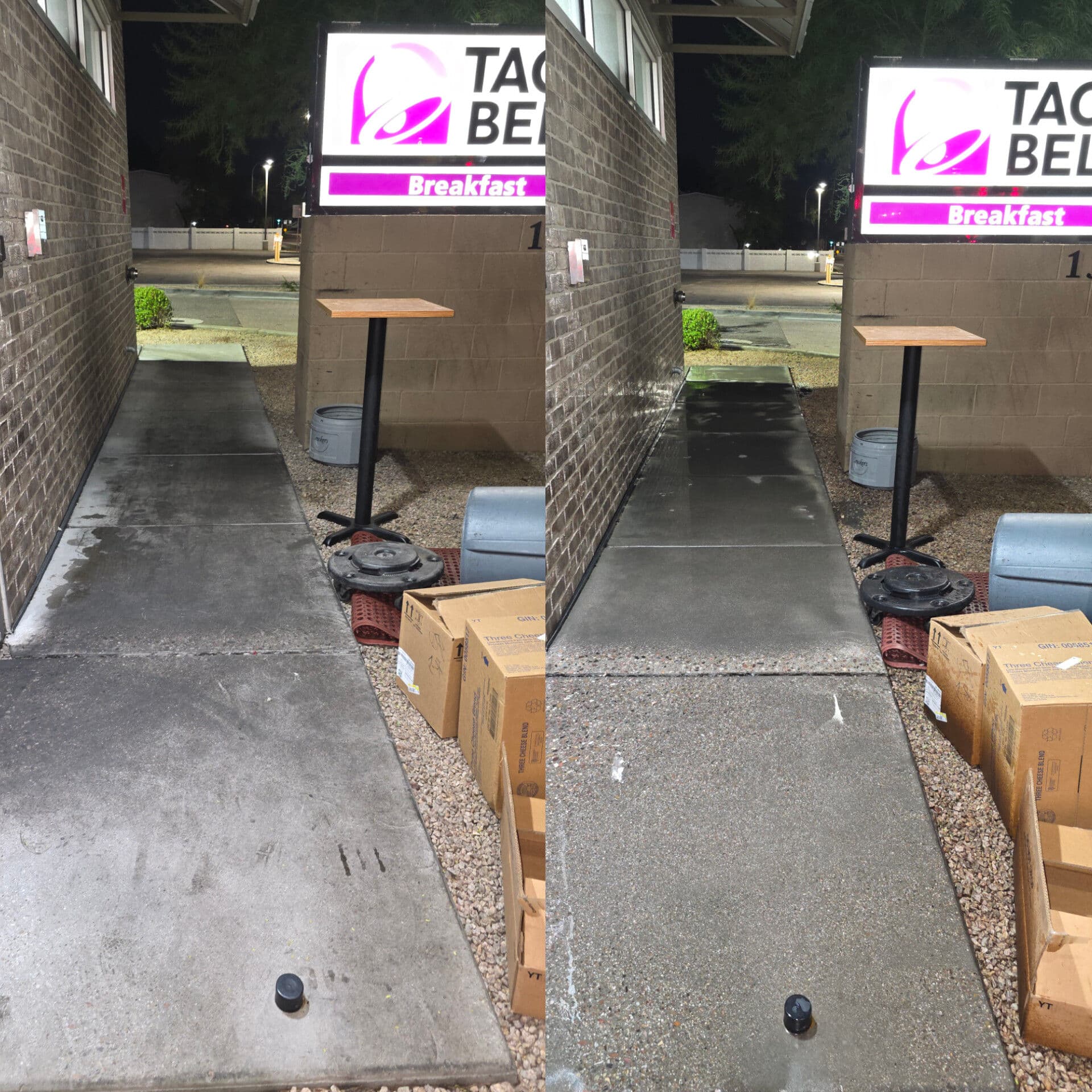 Project Say Goodbye to Grease and Grime: Restaurant Walkway Transformation image