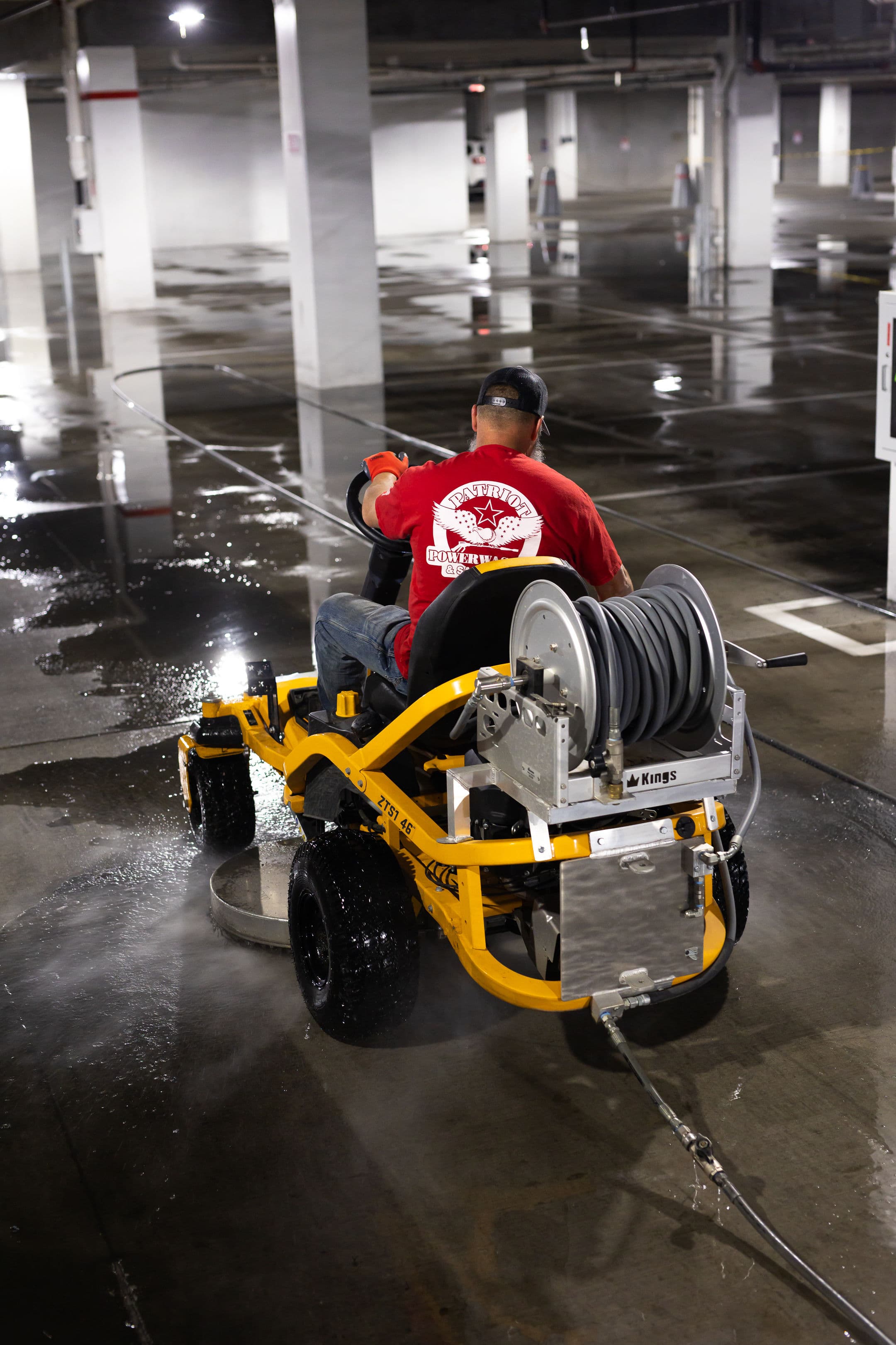 Project Power Washing Precision in Parking Garages image