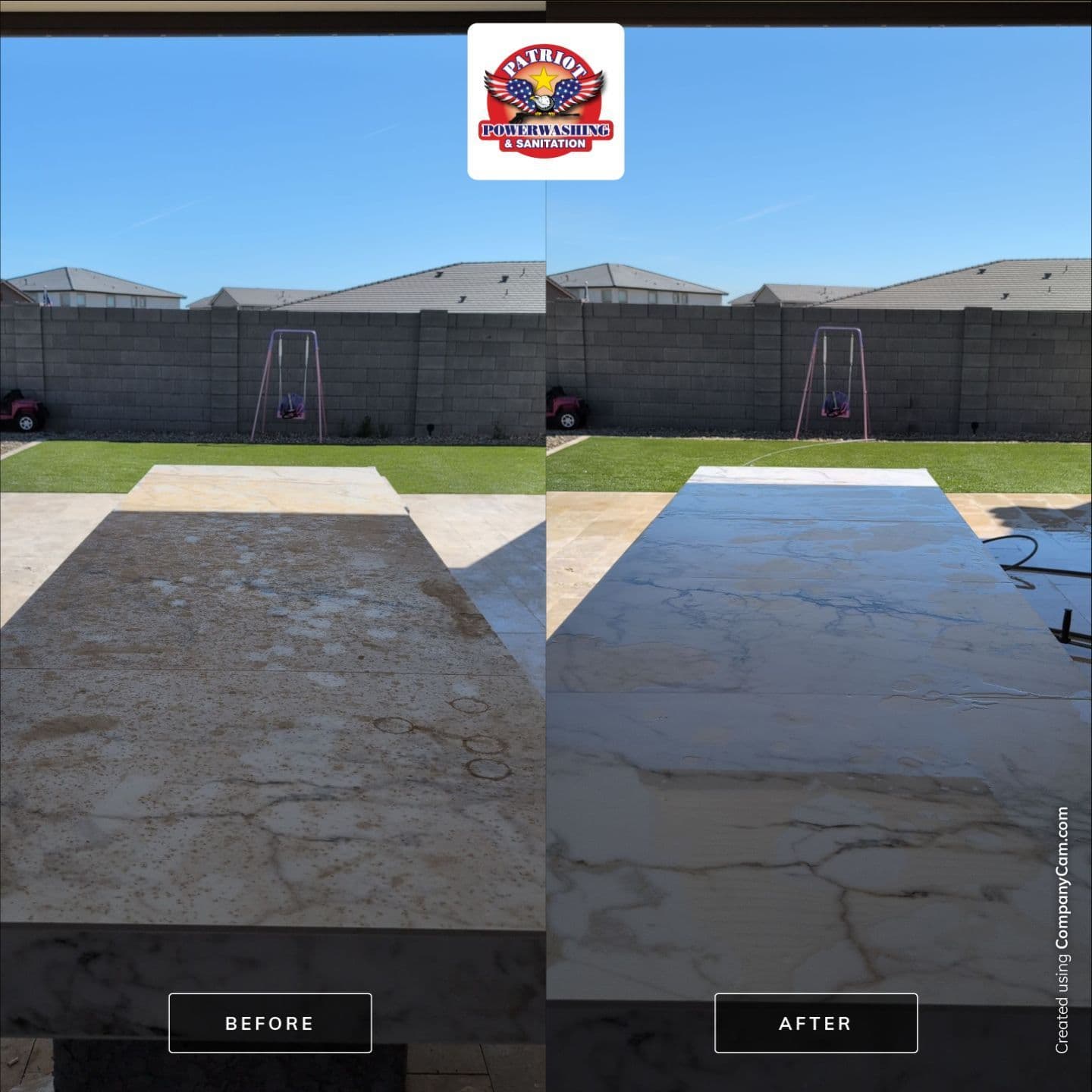 Gallery photos for Patio and Travertine Cleaning in Litchfield Park: Image #1