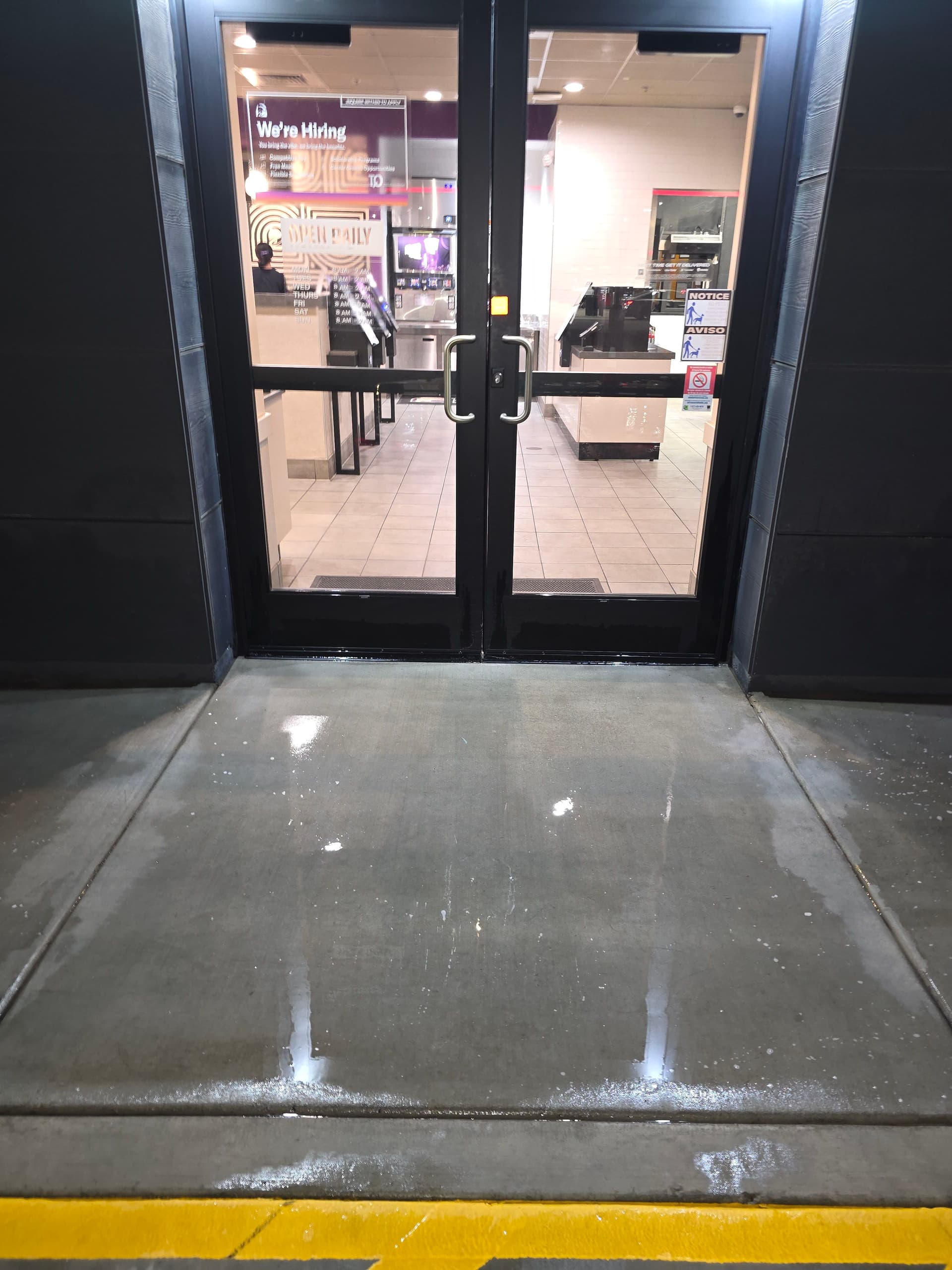 Gallery photos for Nighttime Power Washing in Action: Image #1