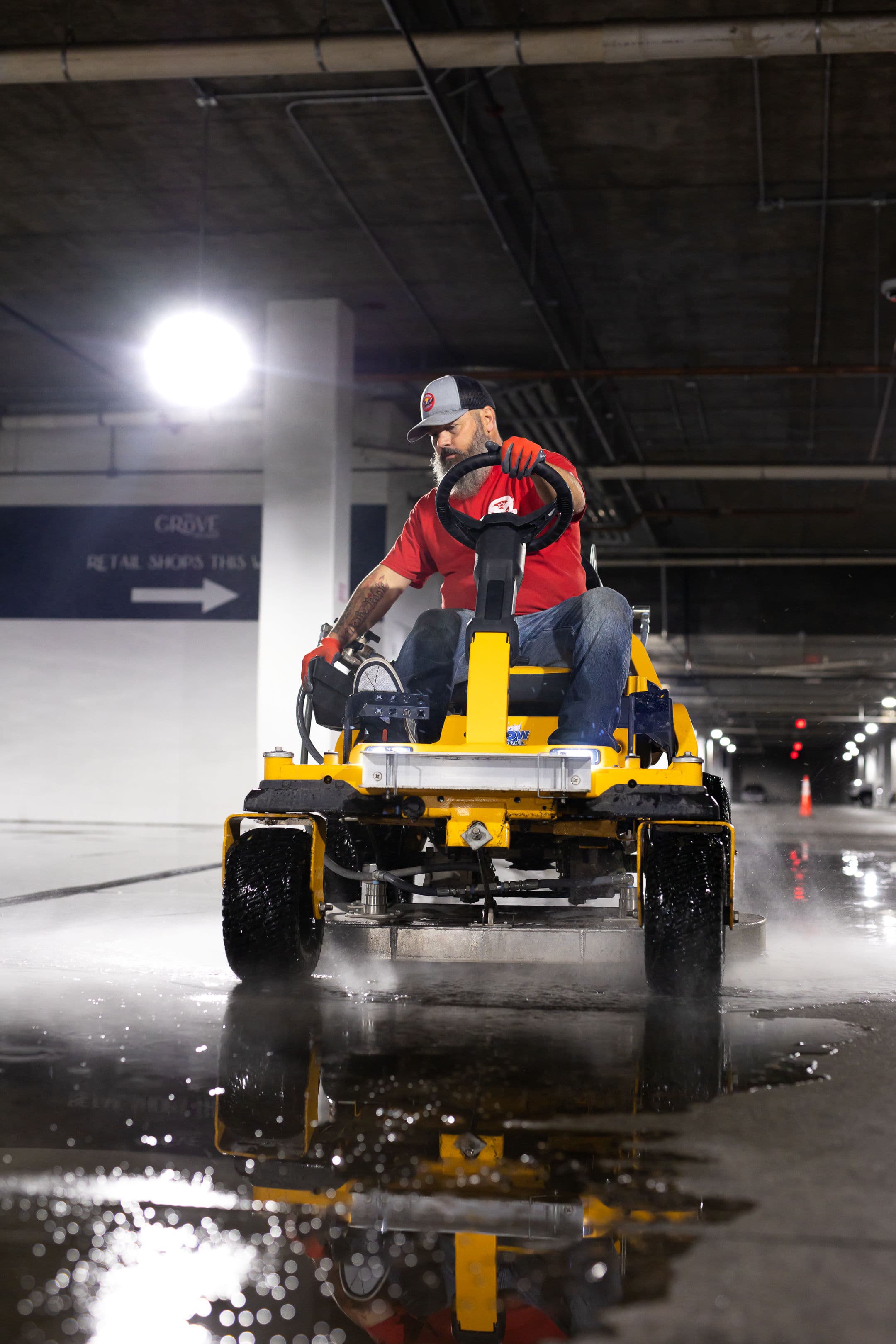 Project Efficient Parking Garage Pressure Washing image