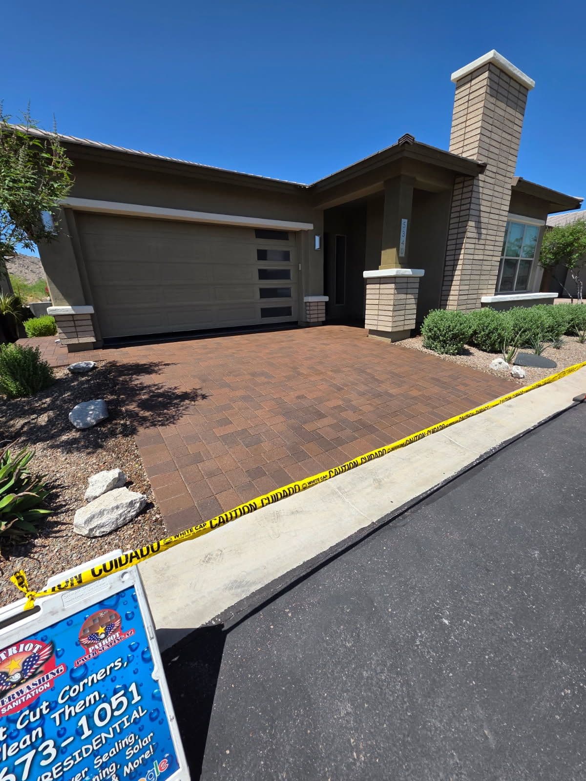 Driveway Transformation in Verrado Mountainside image