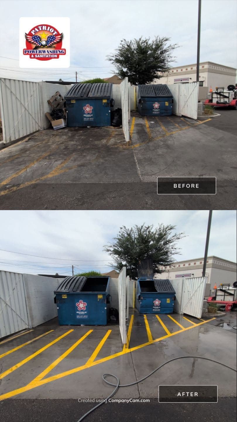 Dumpster Pad Cleaning in Chandler AZ Boosts Safety image