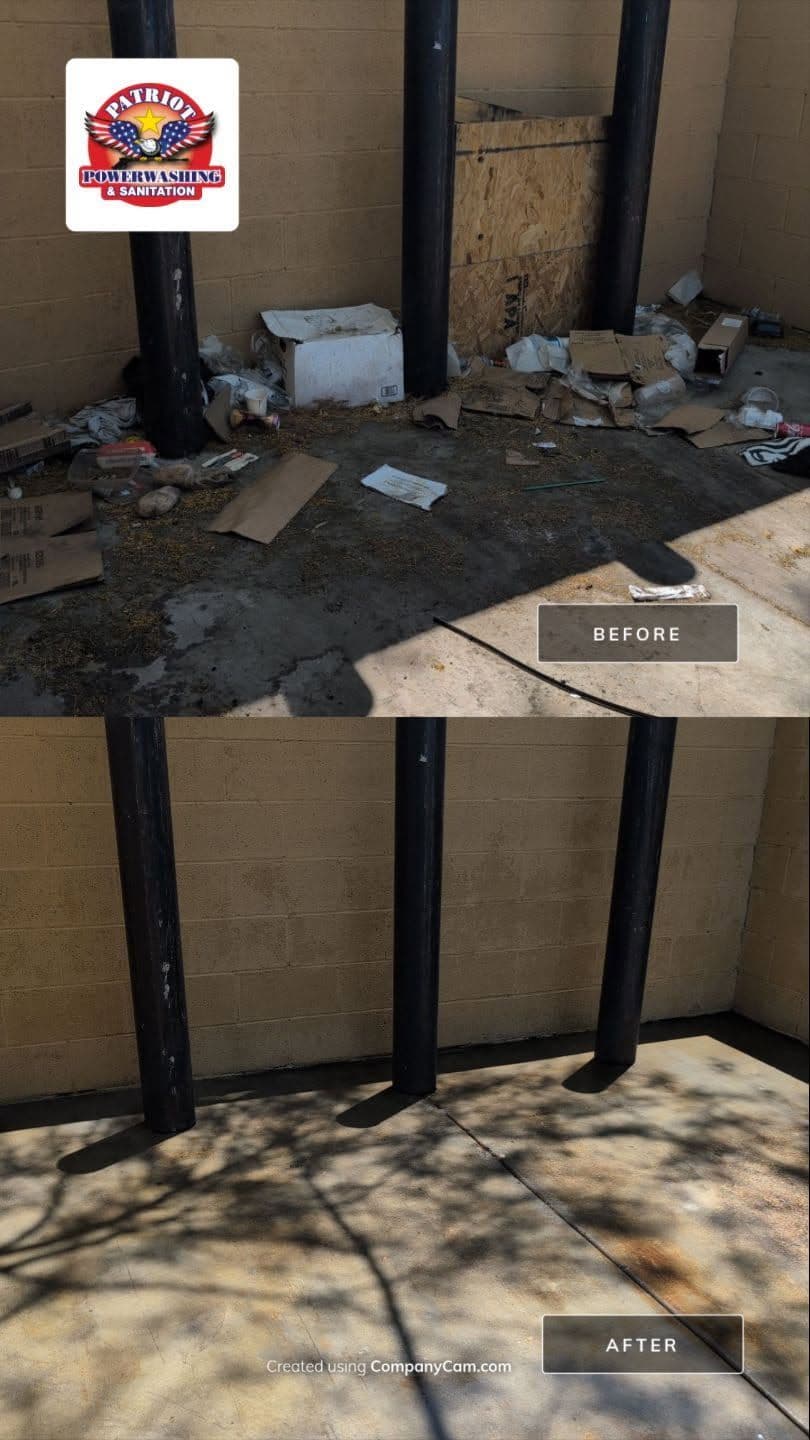 Project Tempe AZ Commercial Dumpster Pad Refresh image