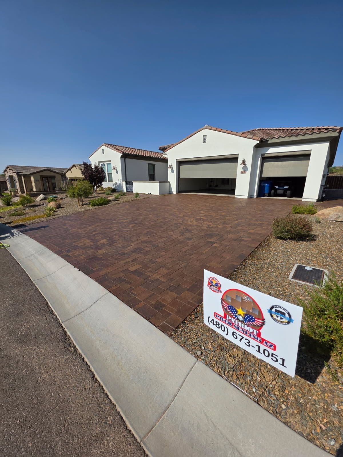 Stunning Paver Sealing and Cleaning Transformation image
