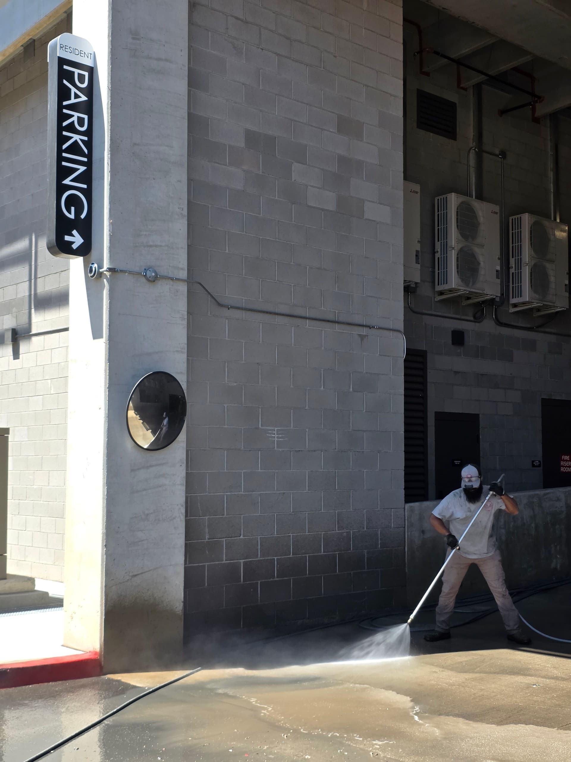 Gallery photos for 7-Story Parking Garage Cleaned Top to Bottom in 4 Days: Image #2