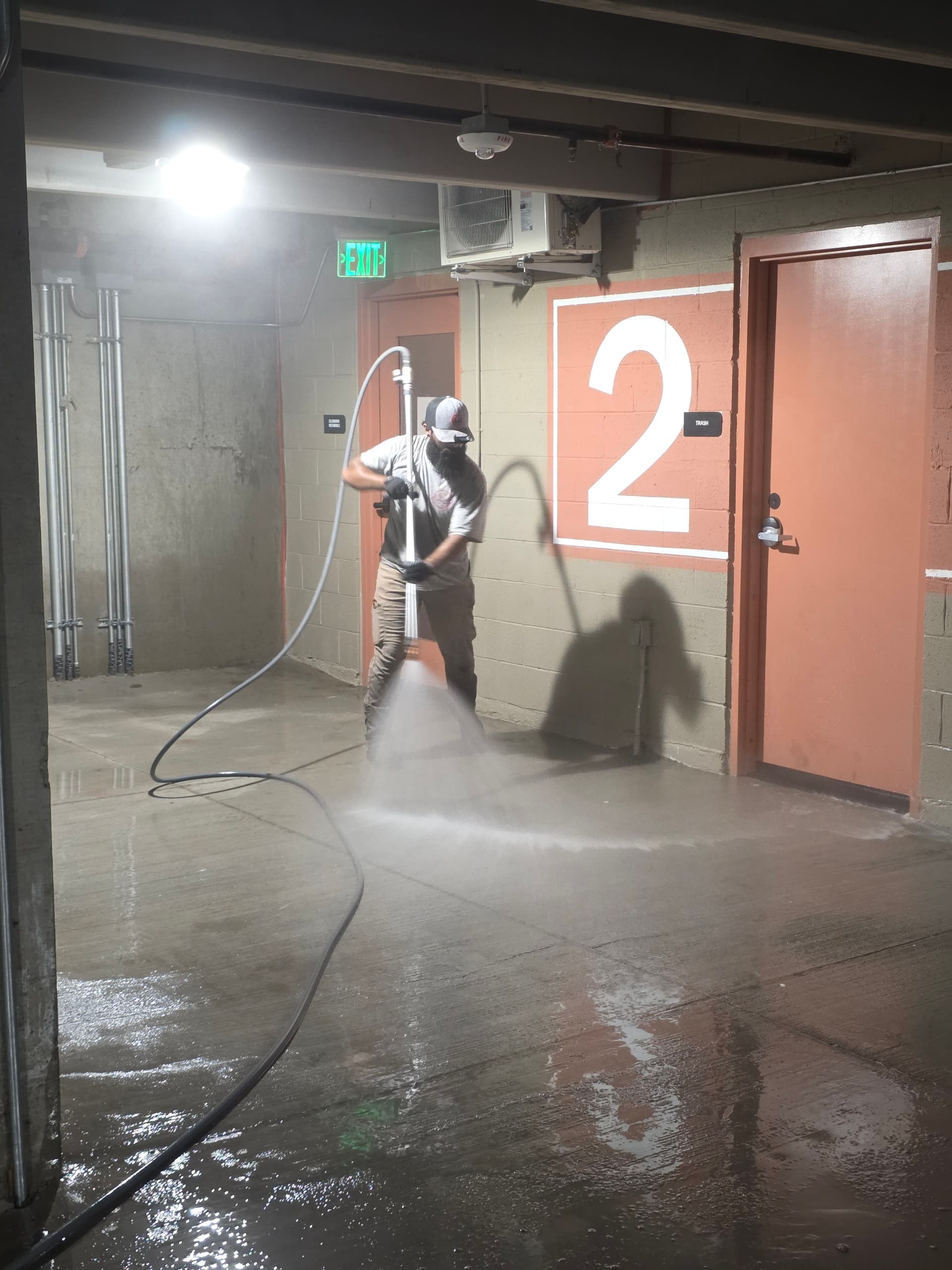 Gallery photos for 7-Story Parking Garage Cleaned Top to Bottom in 4 Days: Image #3