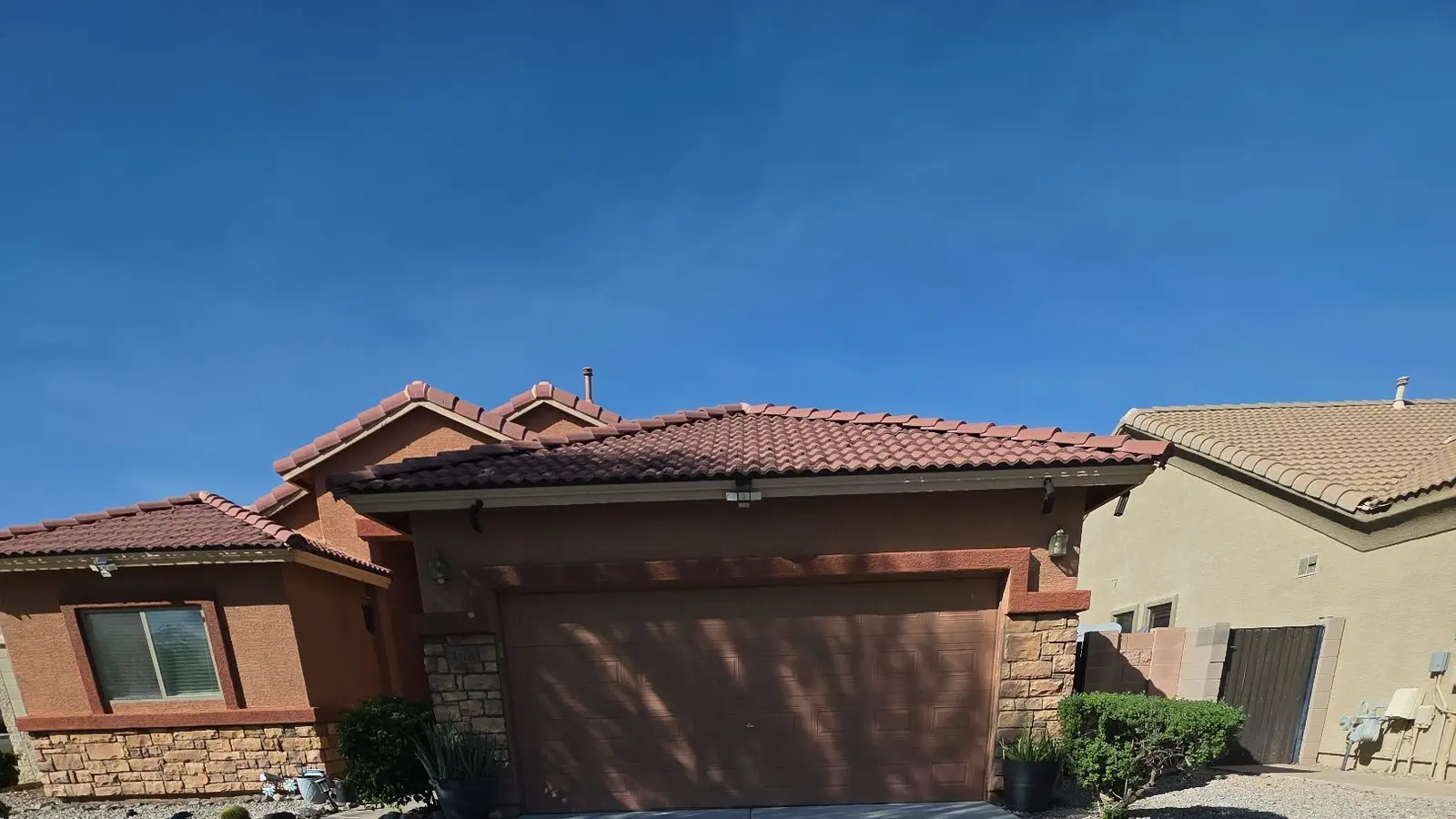 Clean driveway at a completed Avondale residential project