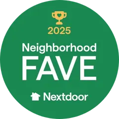 2025 Nextdoor Neighborhood Fave badge